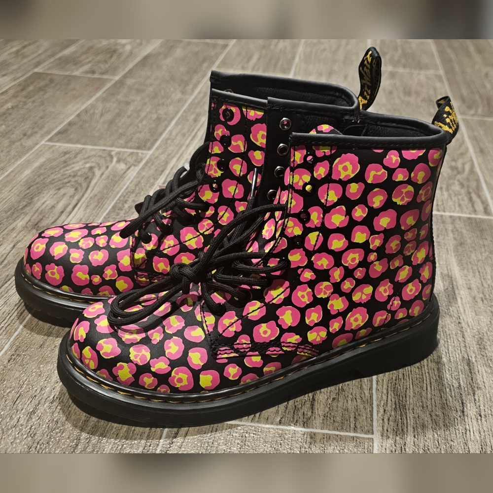 Pink Cheetah Dr Marten's